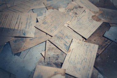 Ukrayna, Pripyat - 19 Ağustos 2017: kart milis istasyonu katında ihlal edenler