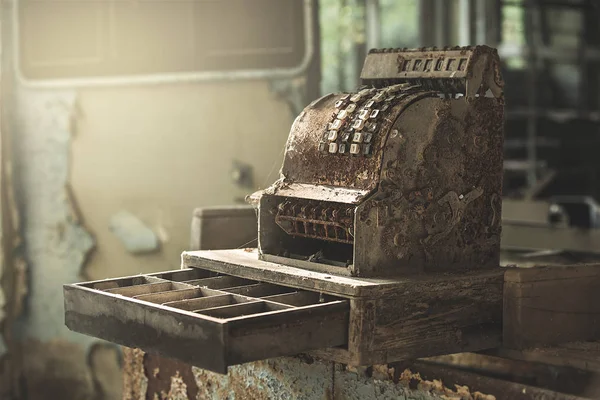cash machine in Pripyat, Chernobyl alienation zone