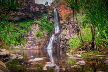Sandy Creek Litchfield Milli Parkı'nda Tjaynera Falls