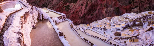 Vista de Salinas, Maras, Cuzco, Perú — Foto de Stock