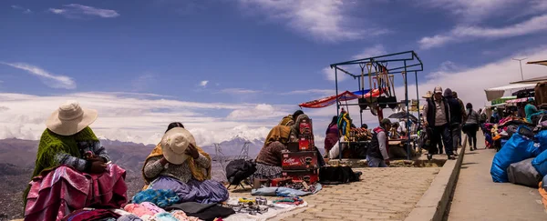 Vendors at El Alto Market — Stock Photo, Image