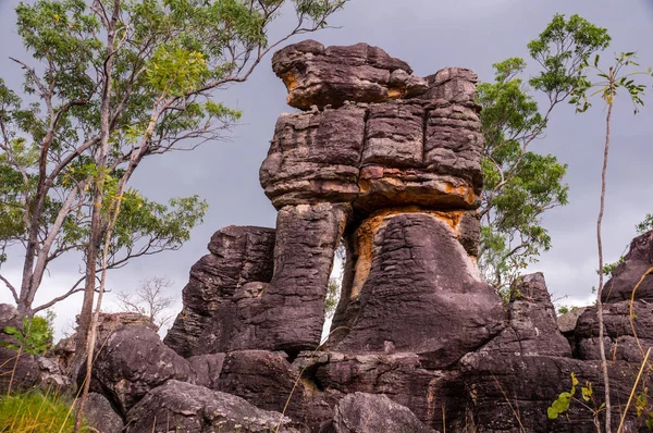 Formaciones rocosas de Ciudad Perdida en el Parque Nacional Litchfield — Foto de Stock