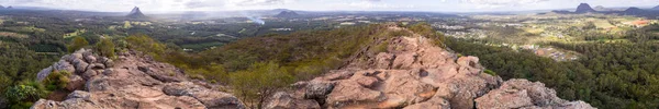 360 Vue panoramique sur les Glasshouse Mountains, Queensland, Australie — Photo
