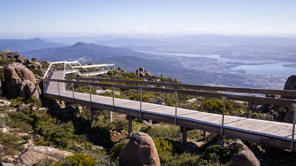 Walkway at Mt Wellington lookout in Hobart, Tasmania — Stock Photo, Image