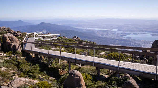 Geçit Hobart, Tasmanya Mt Wellington uyanık