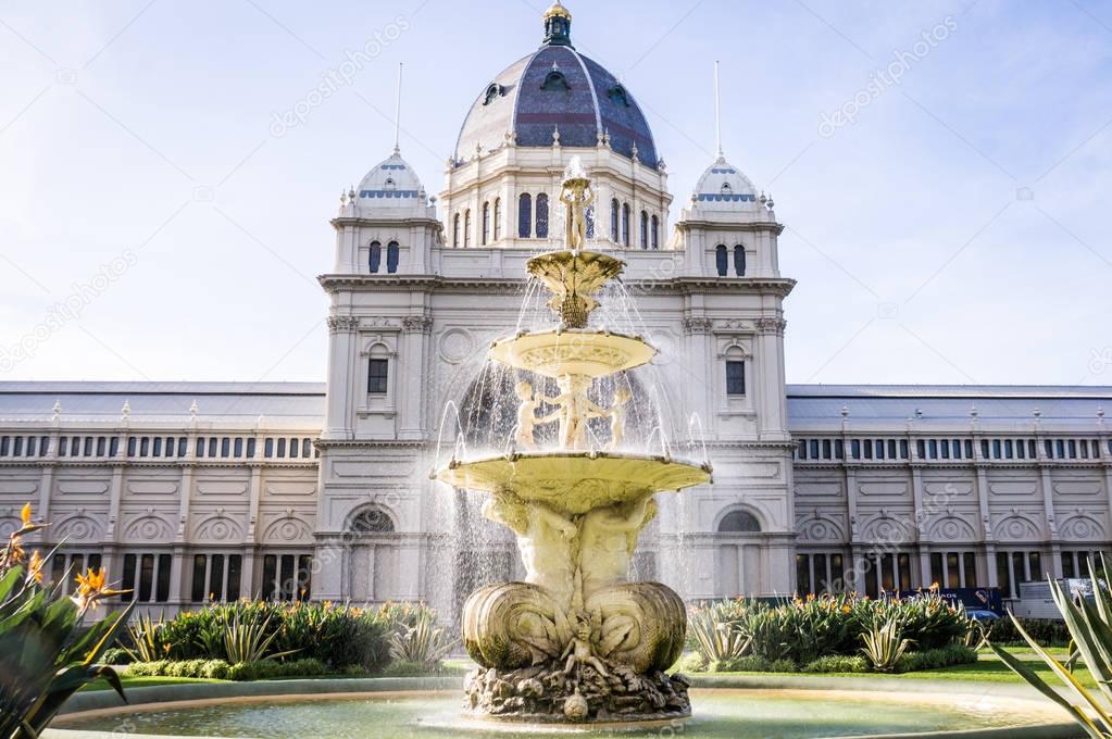 Royal Exhibition Building in Melbourne, Victoria, Australia