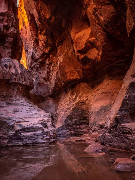 Cañón de Khazali en el desierto de Wadi Rum en Jordania — Foto de Stock