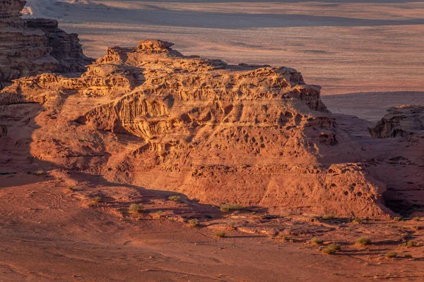 Rocas en el desierto de Wadi Rum, Jordania, Oriente Medio — Foto de Stock