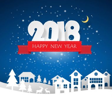 Tasarım Noel tebrik kartı ve mutlu yeni yıl mesajı, 