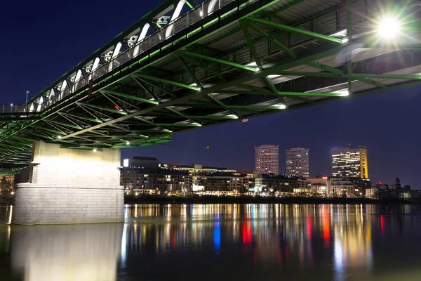 New bridge over Danube in Bratislava at evening, Slovakia, Europ