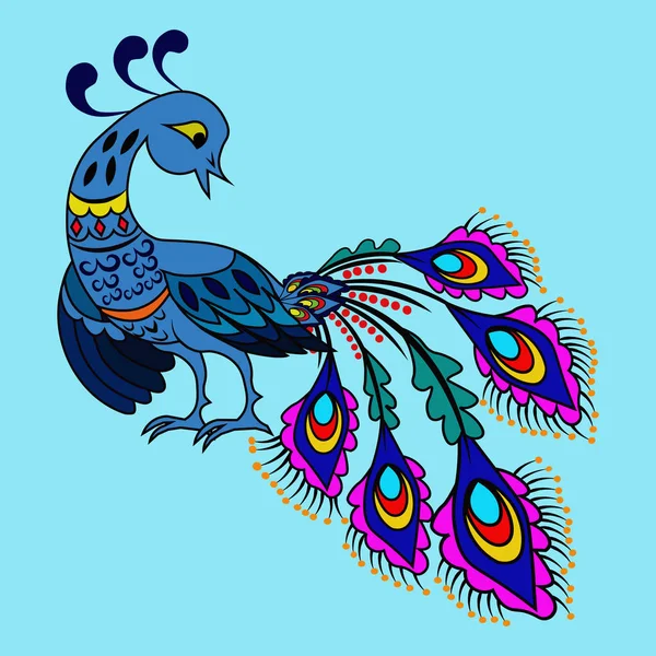 Fantasi oiseau 1 — Image vectorielle