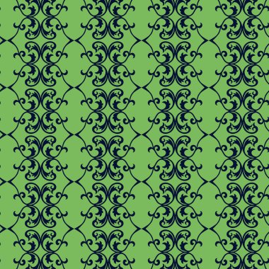 Bitki motifleri 3 üzerinden seamless modeli