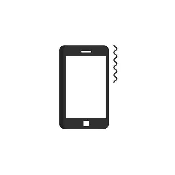 Mobiele telefoon rinkelen pictogram vector, ring van smartphone pictogram, trillen — Stockvector