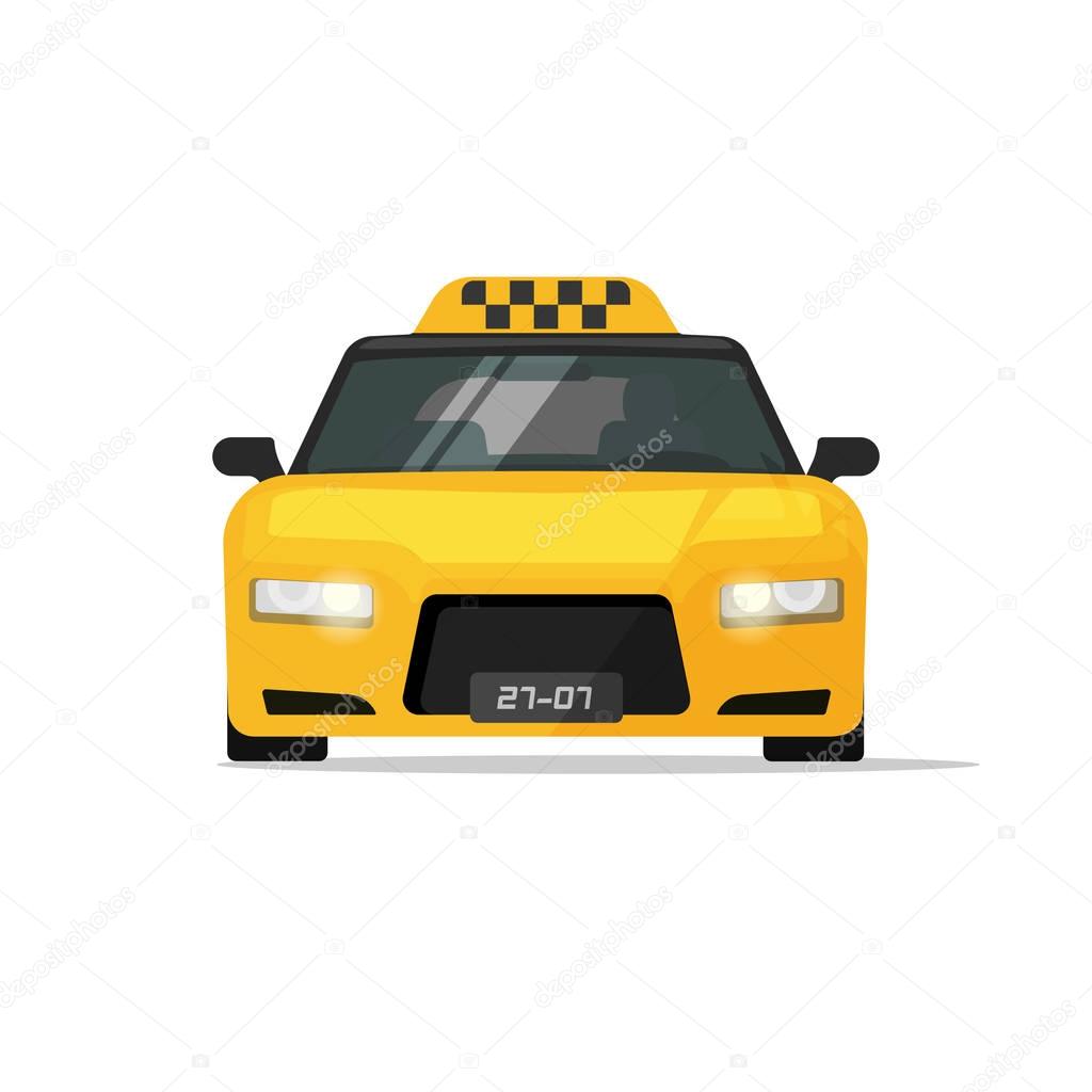 Taxi car cab vector icon isolated on white background Stock Vector Image by  ©vladwel #130149794