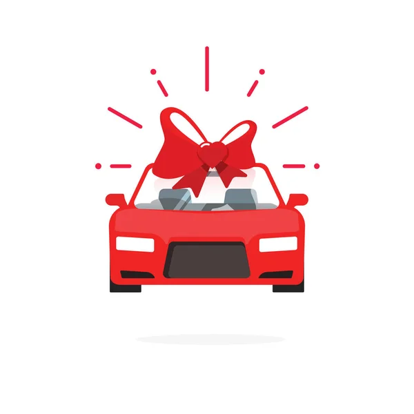 Araba özel teklif fikir kırmızı renk, otomatik satış fiyatı mevcut vektör çizim — Stok Vektör