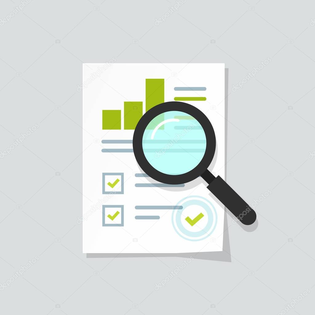 Sales growth report, analytics, investigation, boosted sales graph analytics data, research icon vector