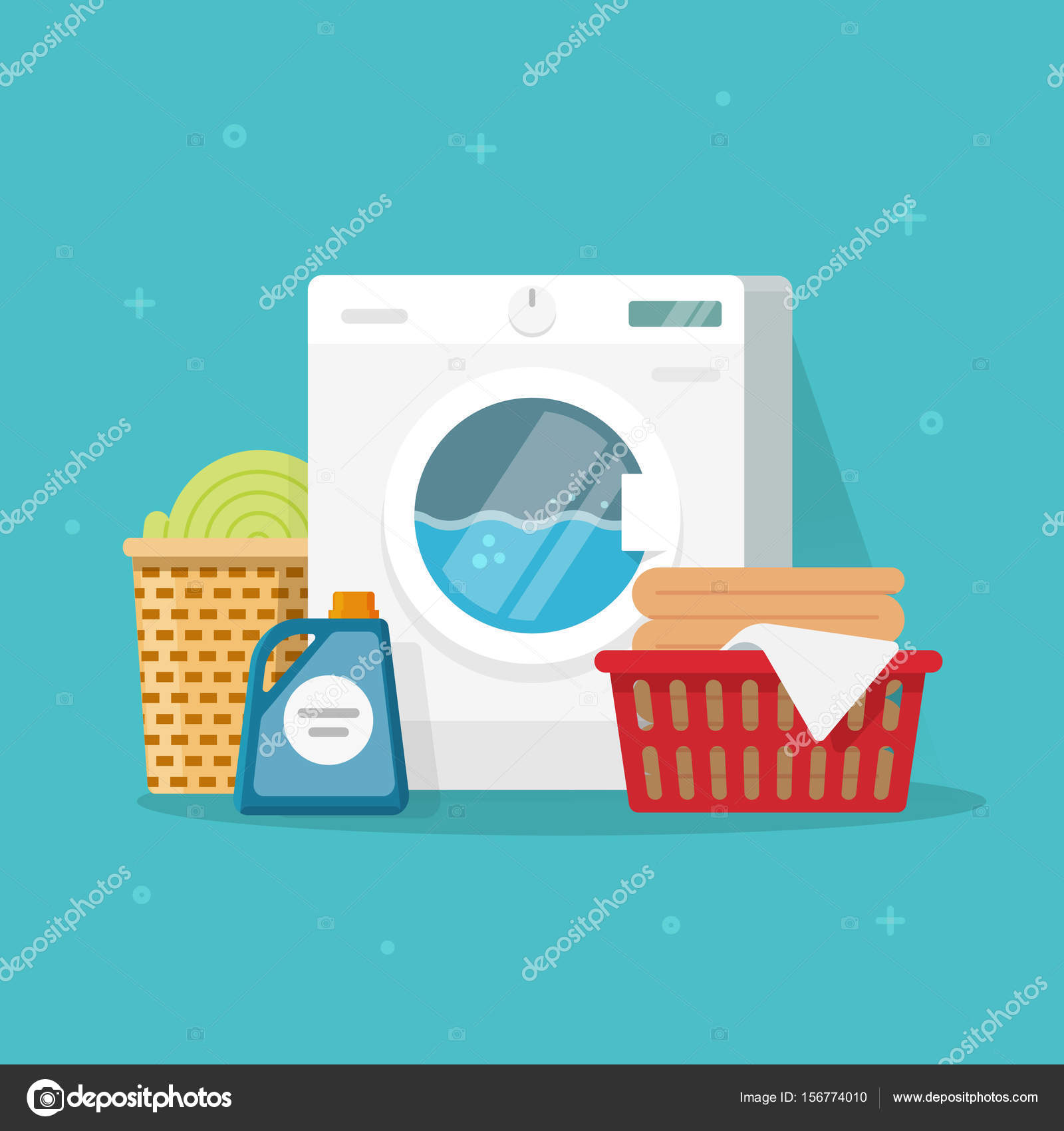 Clipart laundry detergent clip art Laundry machine with washing