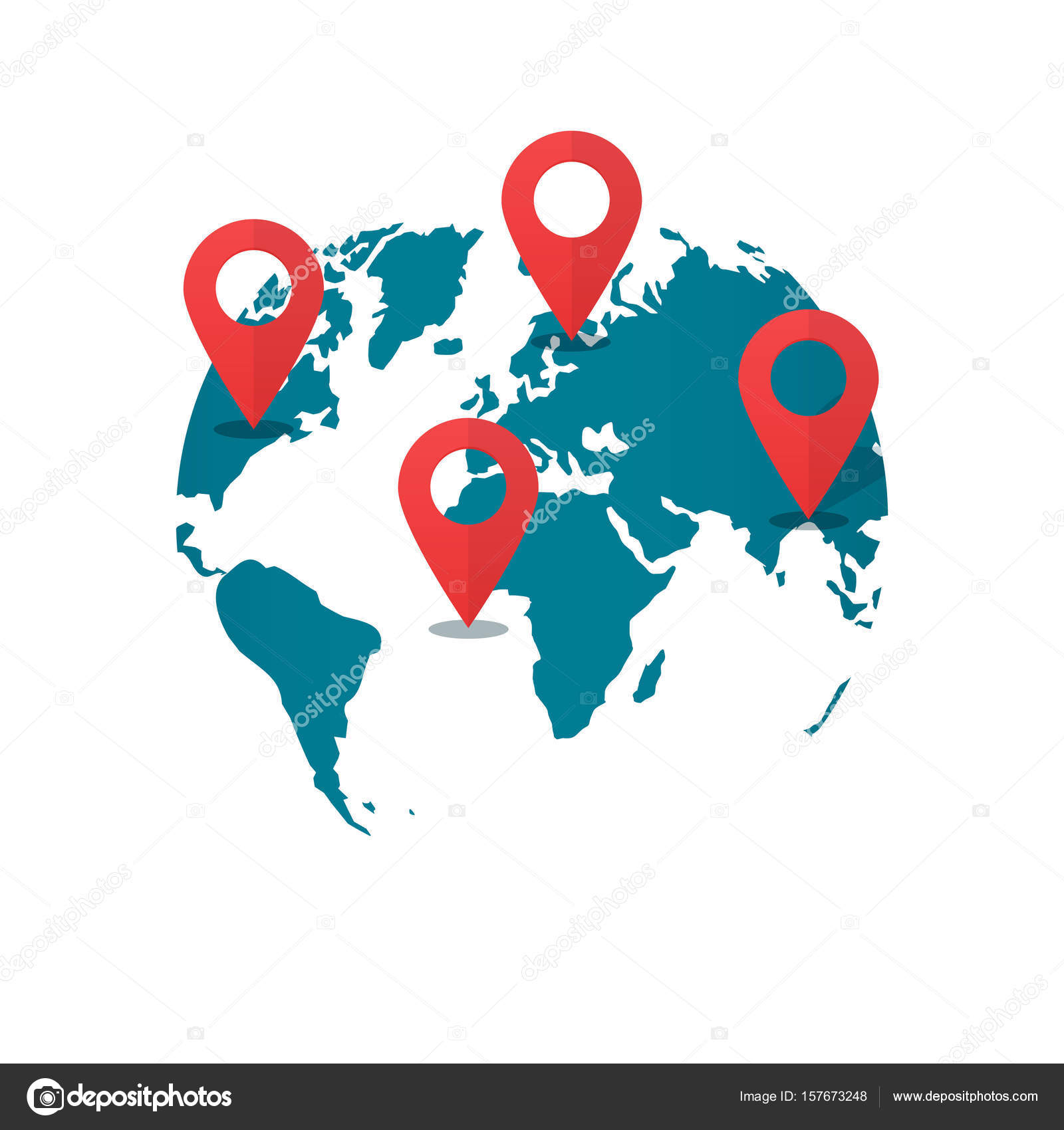 world pins
