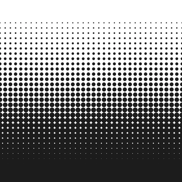 Illustration vectorielle en dégradé pointillé, fond texturé en demi-tons rétro — Image vectorielle