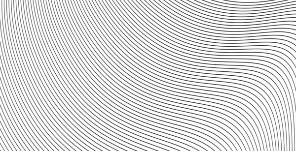 Curve wavy lines background or stripes grayscale abstract backdrop vector illustration, creative modern graphic design for flow energy banner, brochure cover or stylish flyer image — 스톡 벡터