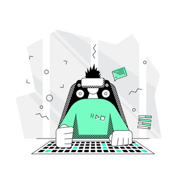 Kızgın sanal gerçeklik bilgisayar oynatıcısı