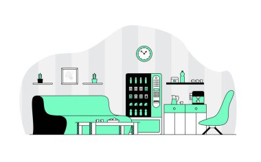 Şirketin dinlenme odası