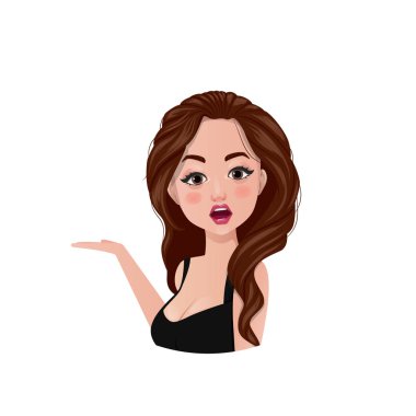 siyah elbiseli güzel esmer kız