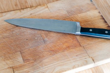 yiyecek hazırlama bıçakla için boş Doğrama tahtası