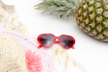 Yaz tatili / tatil tatil almak için arka plan öğeleri