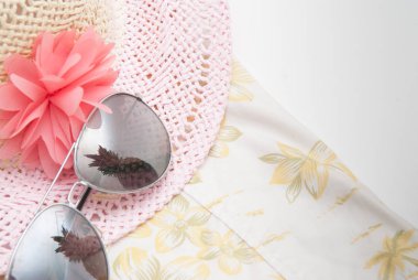 Yaz tatili / tatil tatil almak için arka plan öğeleri