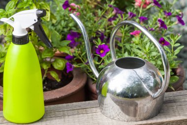 Bahçe ekipman ve çiçek dikimi için Araçlar