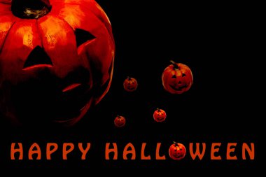 Mutlu Cadılar Bayramı poster ile kopya alanı metin için