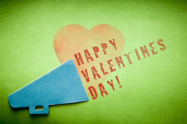 Botschaft der Liebe, sag jemandem, den du liebst, am Valentinstag — Stockfoto