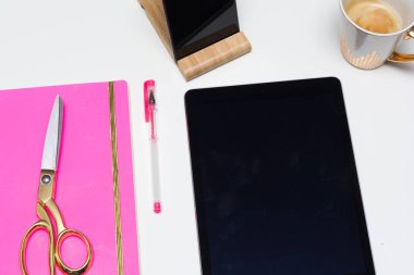 Office proje şablonu için modern çalışma alanı'nın Resepsiyon Üstten Görünüm