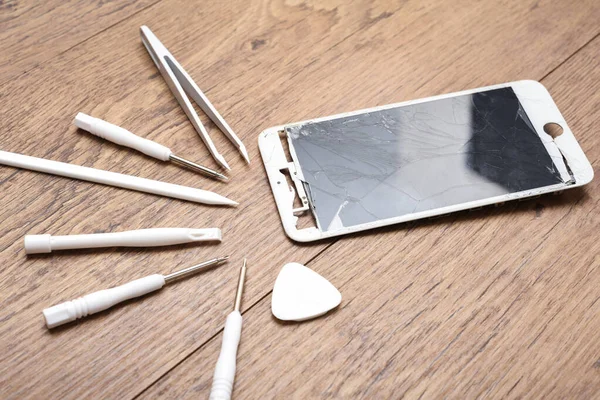 Tools for phone repair by mobile phone technician or to use to fix smartphone yourself