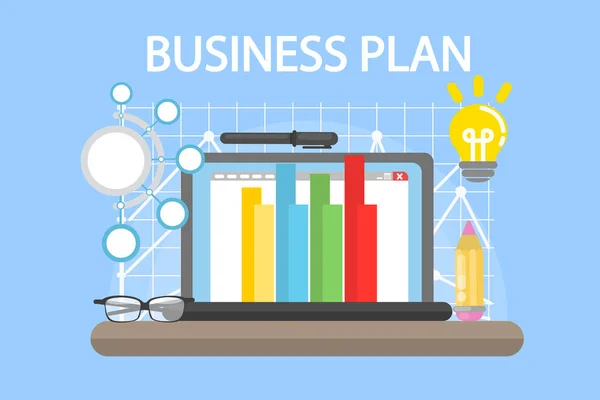 Business plan illustration.