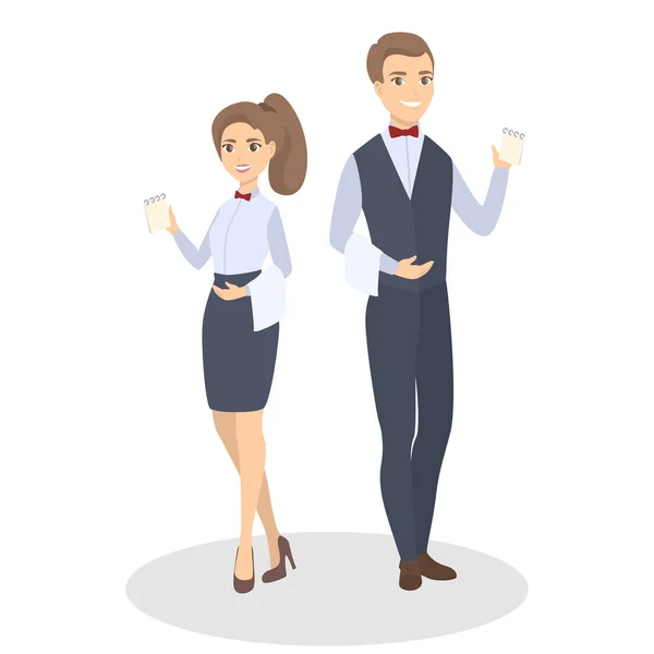 ウエイターストックベクター ロイヤリティフリーウエイターイラスト Depositphotos