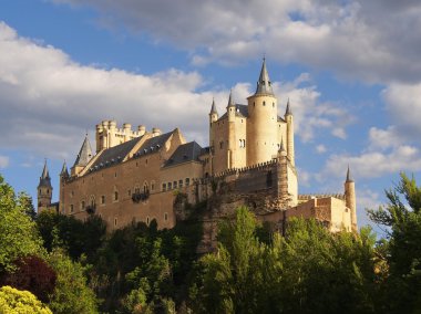  Güzel kale, Segovia, İspanya