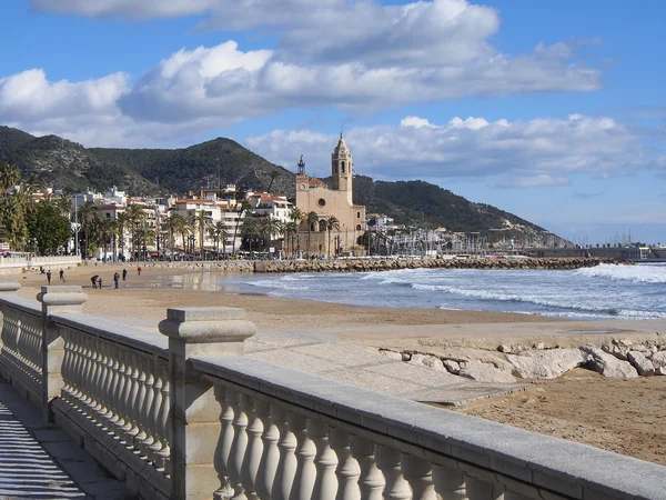 Sitges yerlerinden. (Barcelona, İspanya)
