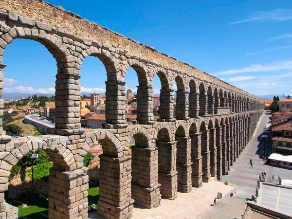 Segovia, İspanya ünlü antik su kemeri
