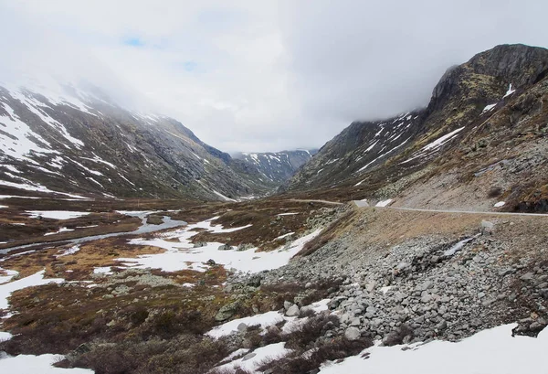 Doğal Geiranger Vadisi, Dalsnibba Dağı, manzara. Norveç.