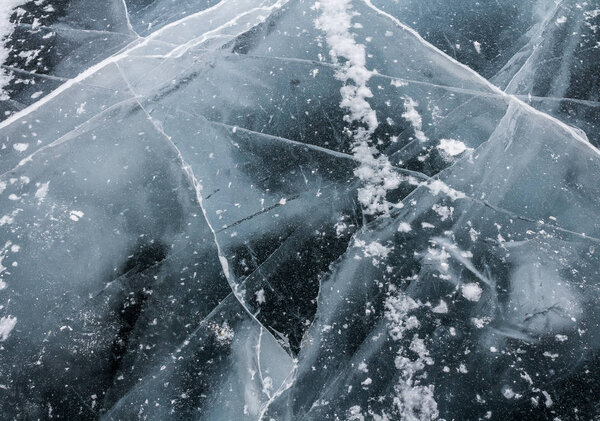 Texture of Ice of lake Baikal, Siberia, Russia. — Stock Image Texture of Ice of lake Baikal, Siberia, Russia. — Stock Photo, Image