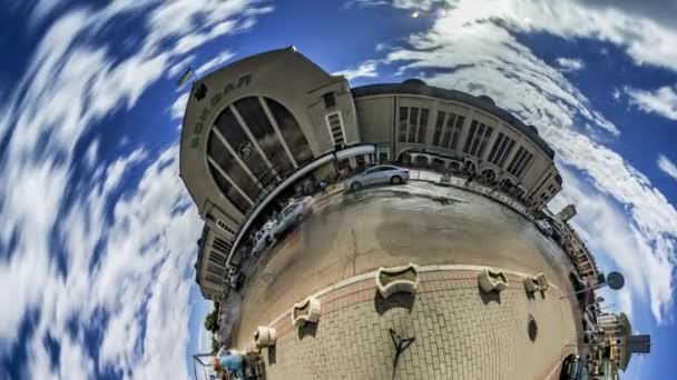 Petite planète minuscule 360 degrés, gare de Kiev — Video