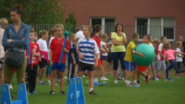 Çocuk spor Festivali Opole'deki / daki gelmiş