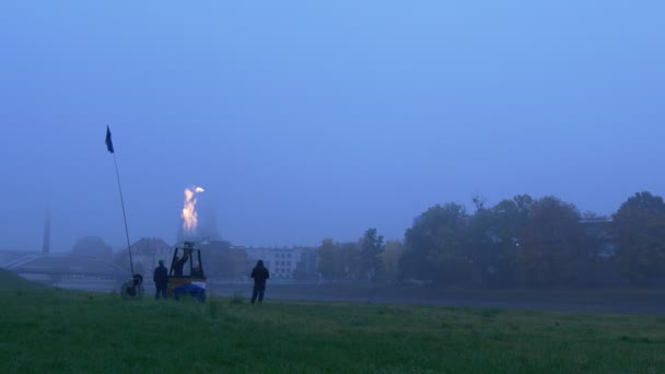 Opole Polonya Eylül 2016 Opole Uluslararası Turizm Günü Balon Dan — Stok video