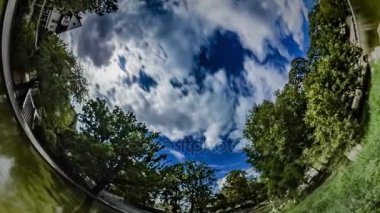 Tavşan deliği gezegen 360 yeşil taze Park Yaz şehir gezegen Panorama sembol dünya uzayda uçar zaman mavi evren doğa su gökyüzü incisi