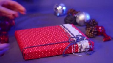 Woman, Girl, Female Hands Beautifully Laid at Night Christmas Gifts Under the Christmas Tree, Good Mood, Christmas Spirit, Time For Family and Friends, Holiday Expectations, What to Give to Children