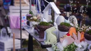 Paskalya geleneksel Ulusal Hediyelik eşya ve hediyeler açık hava Fuarı, Lehçe köy Müzesi. Paskalya dekor ev için