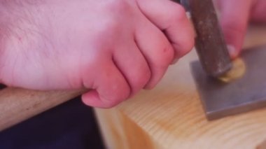Değerli metal eski bir madalyonun oluşturma