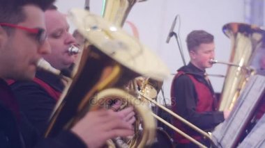 Ünlü bir grup müzisyen konser